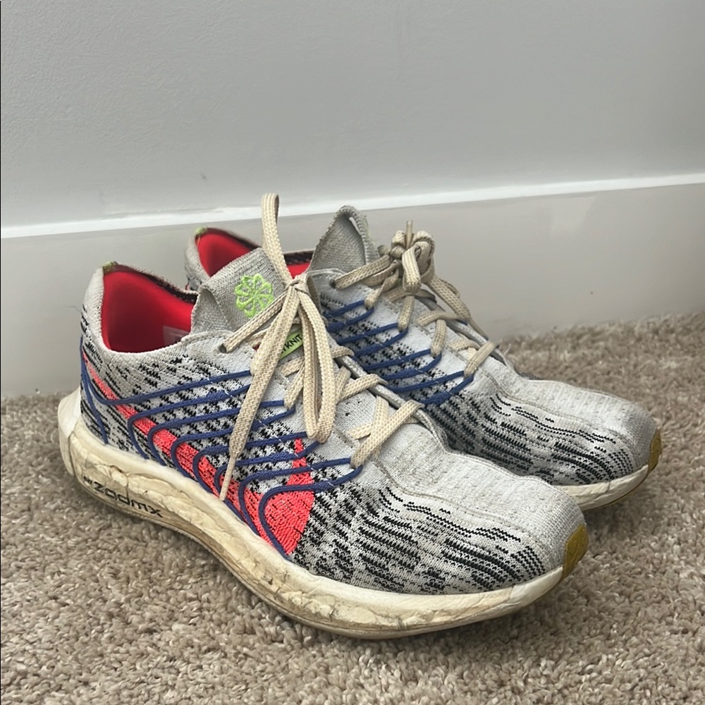 Nike Athletic Shoes - Gray, Blue, Red